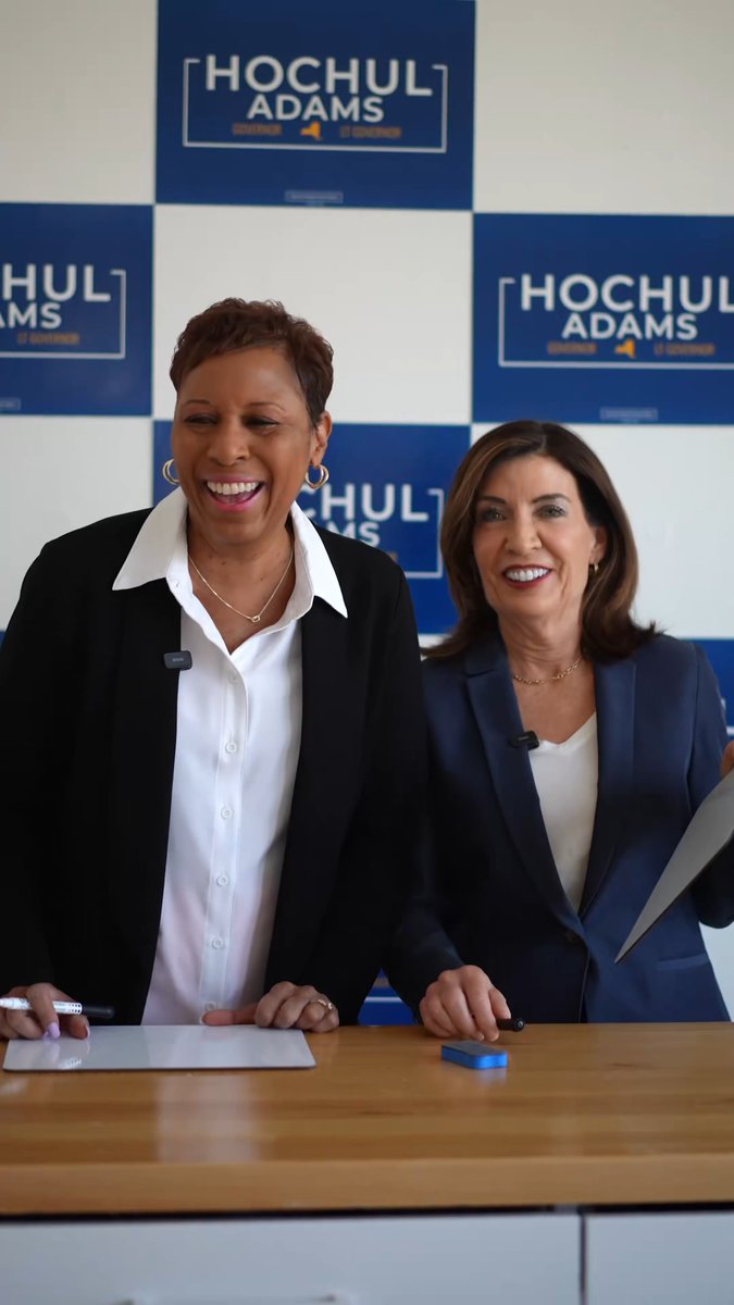 Adrienne Adams and I have been friends for years — it’s an honor to be in this fight with her. See how we fared in Running Mate Trivia: