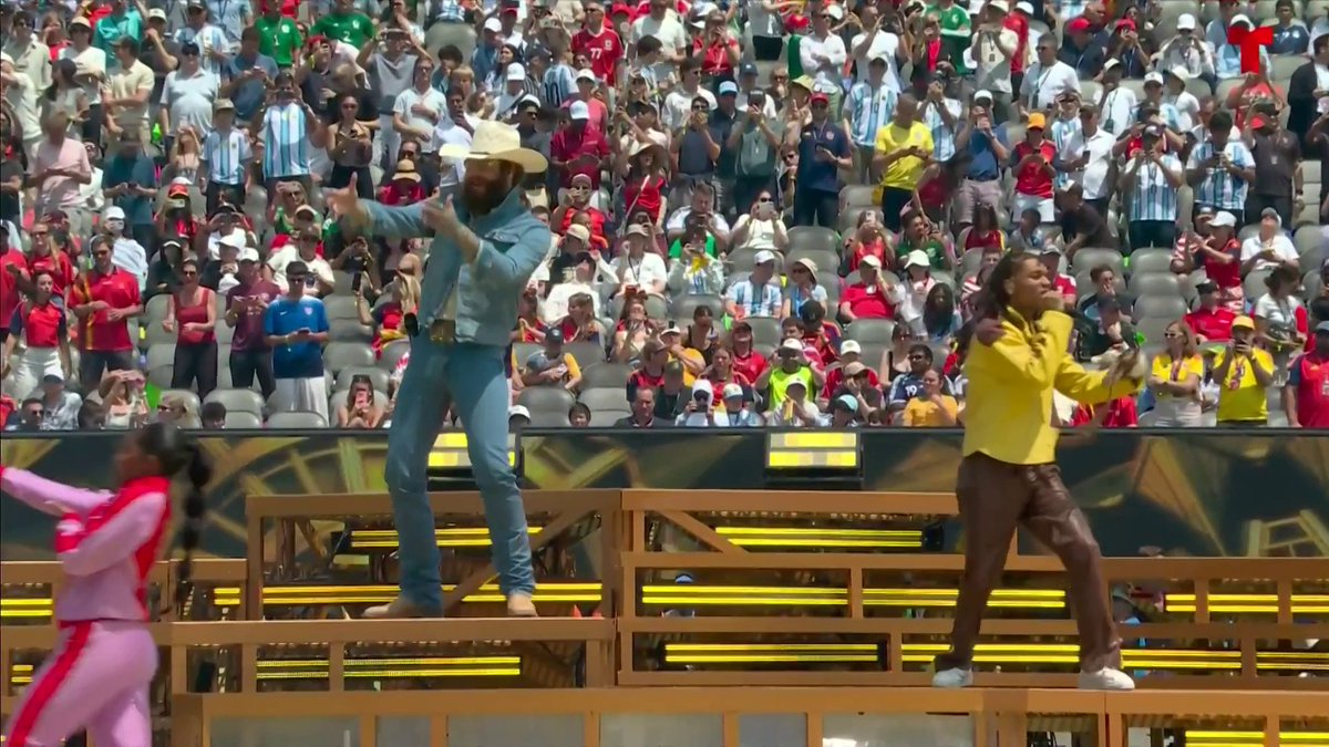 Post Malone and Swae Lee link up to perform "Sunflower" at the FIFA World Cup opening ceremony โฝ๏ธ