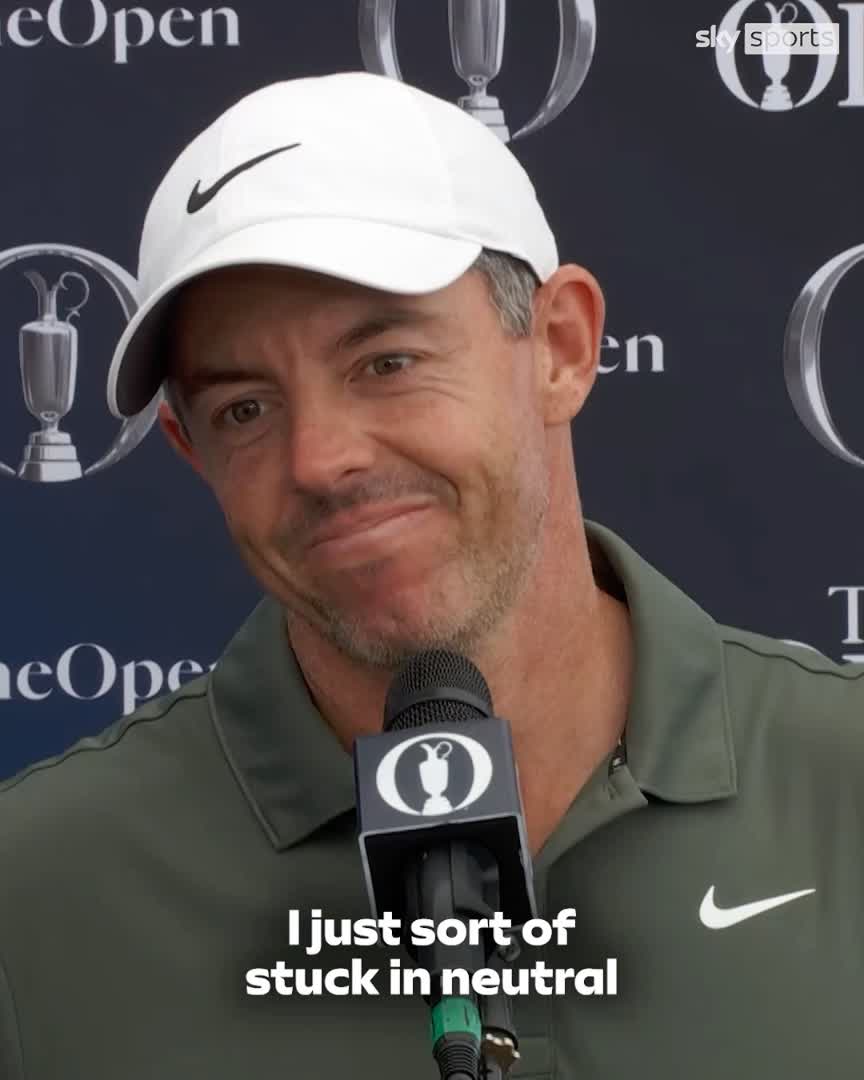 Rory McIlroy on his disappointing Open result 🗣️