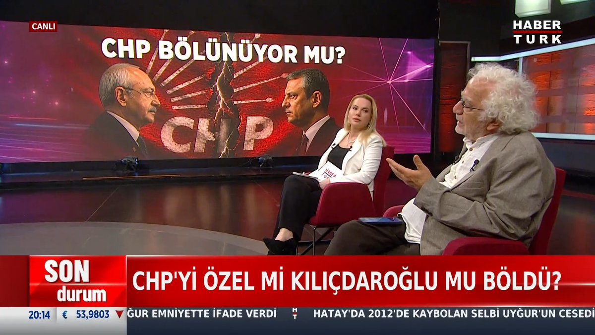 📌CHP'yi Özgür Özel mi Kemal Kılıçdaroğlu mu böldü? Cumhuriyet Gazetesi Yazarı ORHAN BURSALI #HabertürkGündem'de değerlendirdi.