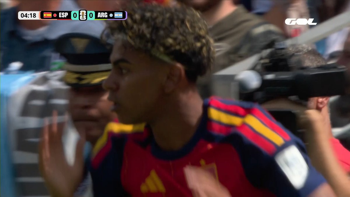 Lamine Yamal tuvo la primera de la final 🤏🏼