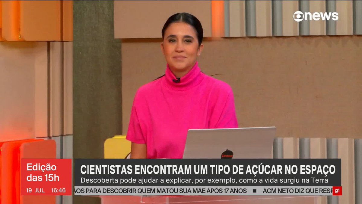 Cientistas encontram um tipo de açúcar no espaço. A descoberta pode ajudar a explicar vários mistérios - inclusive, como surgiu a vida na Terra. Entenda. ➡ Assista à #GloboNews ao vivo: #JornalGloboNews