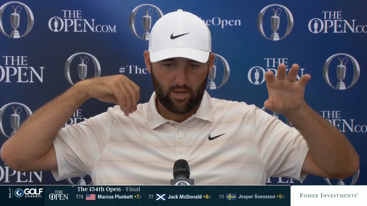 Scottie Scheffler goes into detail on his 17th hole from Sunday, where he got free TIO relief after an errant shot and subsequently made birdie