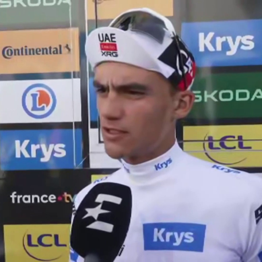 Isaac del Toro habla de la caída... "Decidí caer yo y no llevarme a Tadej" dice el mexicano #tourdefrance