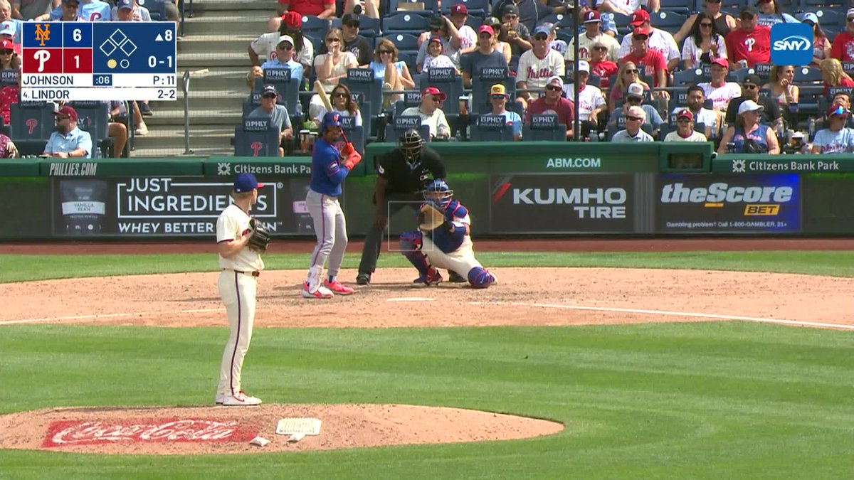 Francisco Lindor has been on base five times today! He's a triple away from the cycle 👀