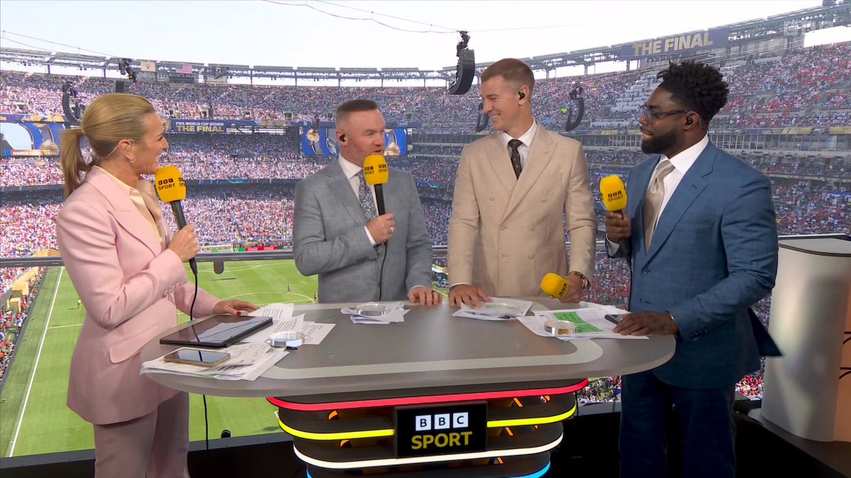 "What did you think of the World Cup final half-time show?" Wayne Rooney: