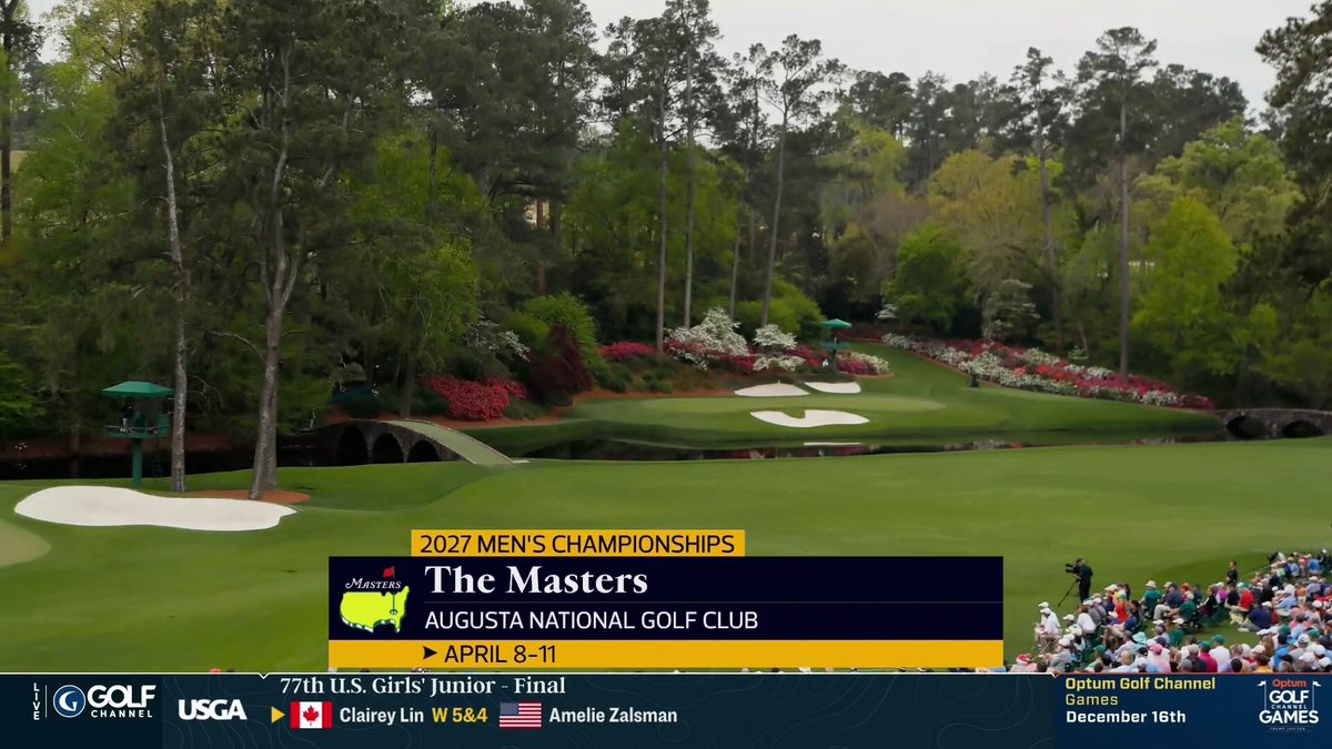 Lookahead to the 2027 men's major venues: 🌺 Augusta National (The Masters) ⭐️ PGA Frisco Fields Ranch East (PGA Championship) 🌊 Pebble Beach (U.S. Open) 🏴 St. Andrews Old Course (The Open) Which are you looking forward to the most?