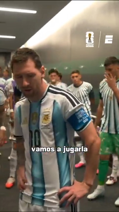 ¡VAMOS CAPITÁN! ¡LA ARENGA DE MESSI EN EL PASILLO ANTES DEL INICIO DEL ST! ⚽ #ESPNMundial 📺 Mirá nuestros partidos de la #FIFAWorldCup por el Plan Premium de #DisneyPlus