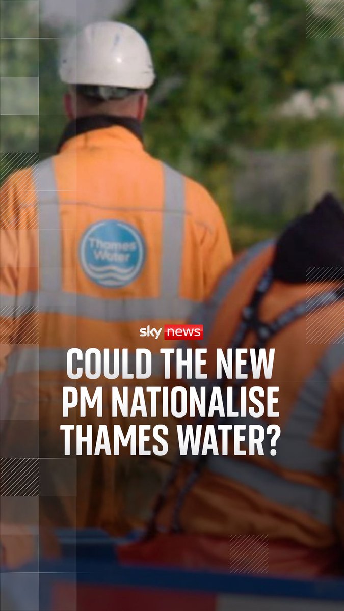 Andy Burnham has already said he supports the idea of greater public control of essential services - so what are the chances of Britain's biggest water company going into public administration? Sky's Phoebe Southworth reports ⬇️ Read more: