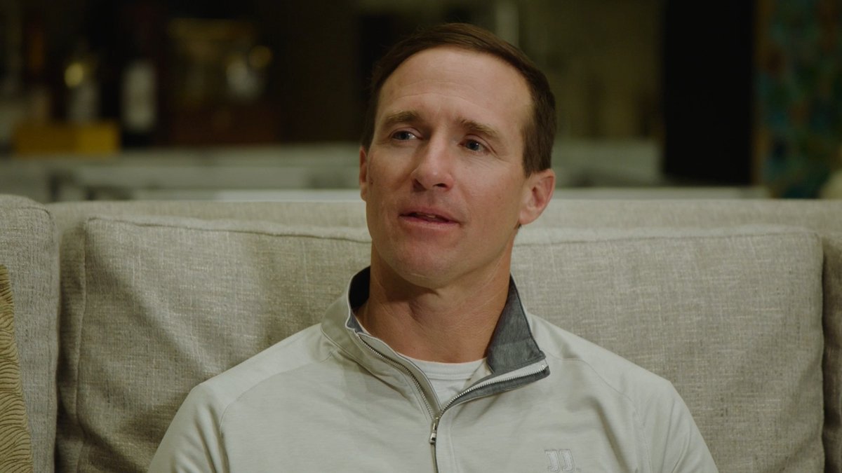 Are you excited to see Drew Brees put on his @haggarco Gold Jacket? 🤩 | Football's Greatest Weekend is Aug. 5-9, 2026 @novartisus