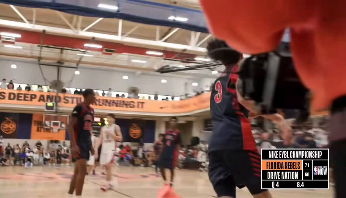 Here’s the moment where Cayden Daughtry’s teammates start chanting MVP about 30 seconds after the final horn sounded. I’d never seen that before.
