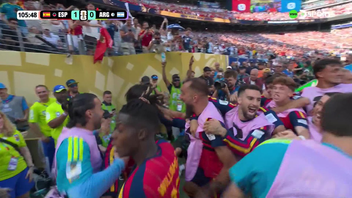 🇪🇸1️⃣⚽️0️⃣🇦🇷 | FINAL | MUNDIAL 2026: Ferrán Torres puso el 1-0 para España en el inicio de la segunda parte del tiemplo suplementario.