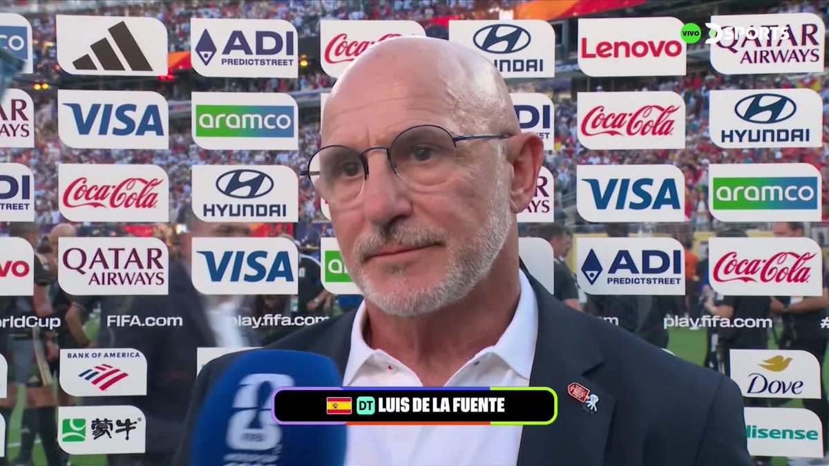 "SIENTO ORGULLO POR ESTA GENERACIÓN DE FUTBOLISTAS" Luis De La Fuente, el mentor de España campeón del mundo. #MundialEnDSPORTS #FIFAWorldCup