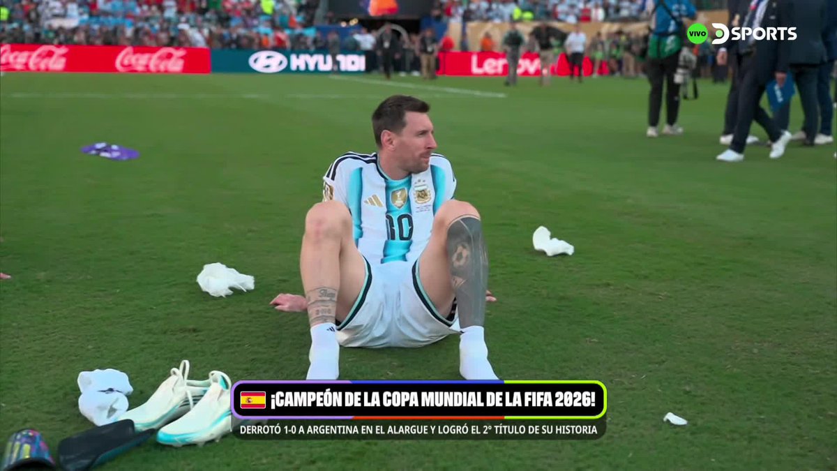 Gracias por tanto Messi, gracias. No nos la debías.