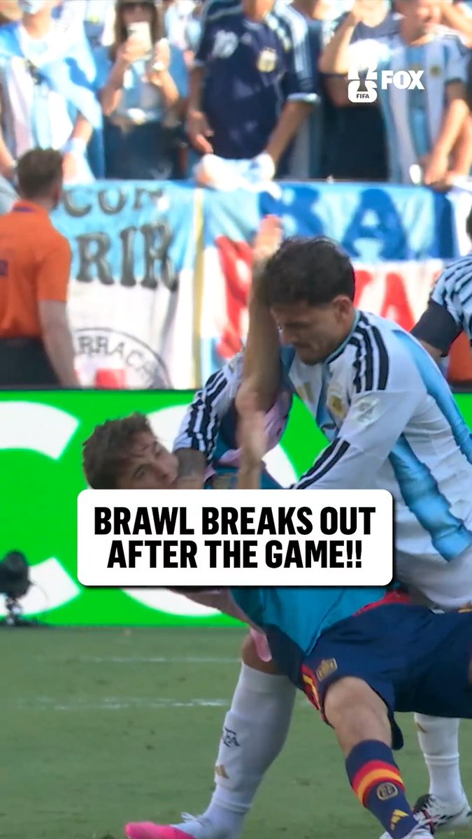 Tensions flared after Spain beat Argentina in the FIFA World Cup Final