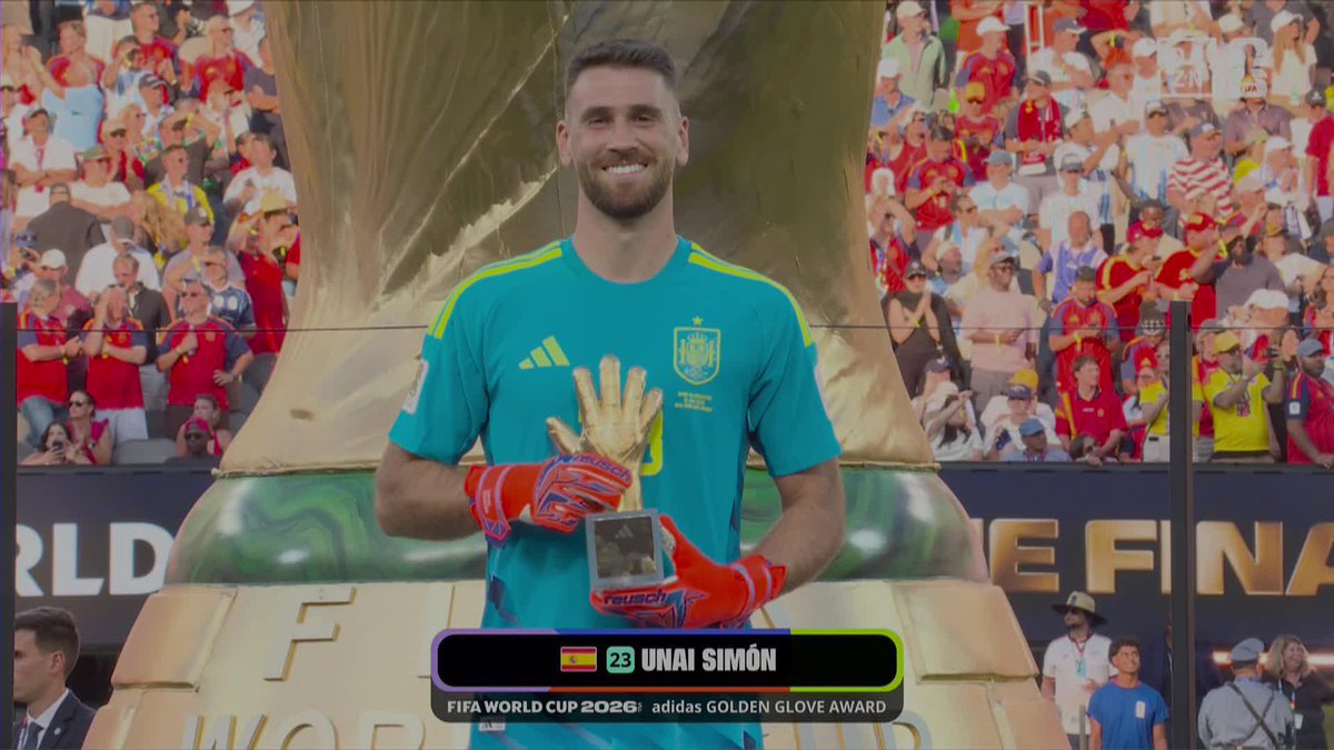 EL GUANTE DE ORO DE ESTE MUNDIAL NUESTRO GUARDIÁN NUESTRO PORTERO DON UNAI SIMÓN #DAZNMundial