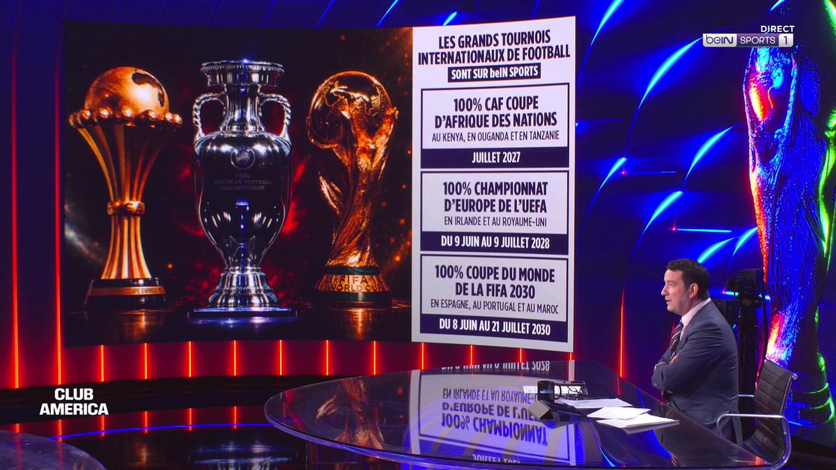 [📺LIVE] 🏆 #ClubAmerica 🤩 Un magnifique programme pour les mois et les années à venir sur beIN SPORTS !