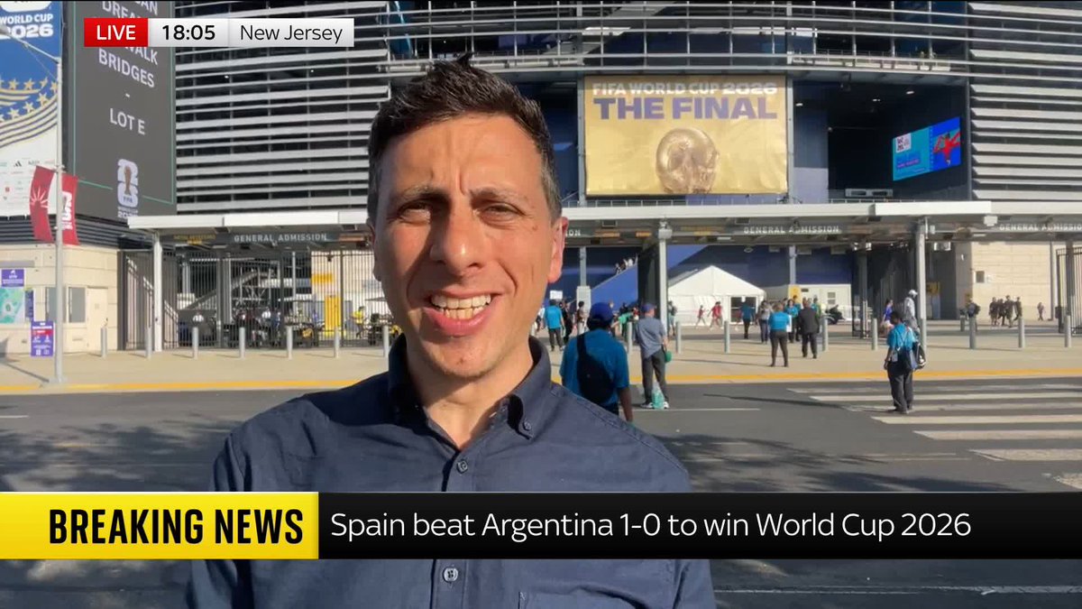 Spain have won the World Cup for the second time ever after defeating Argentina 1-0 in extra time. Reporting from New Jersey, Sky's Rob Harris gives his analysis of the final ⬇️ Live updates: 📺 Sky 501, Virgin 602, Freeview 233 and YouTube