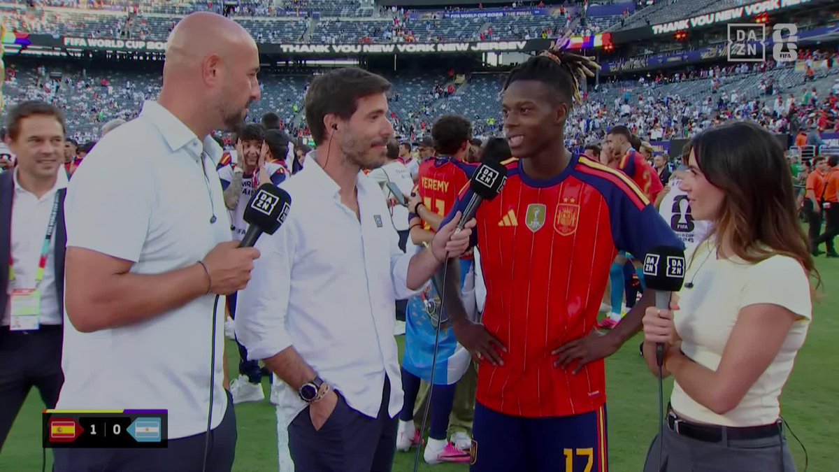 🗣️ Nico Williams: "ESTO ES UNA LOCURA" #DAZNMundial
