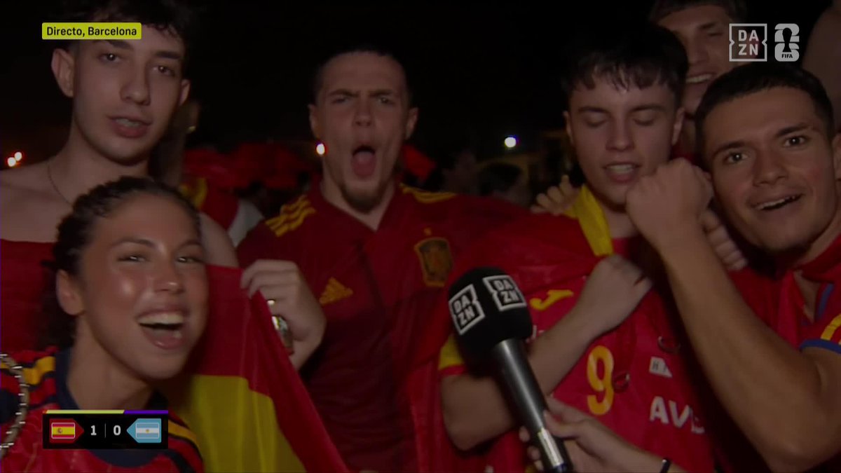 "RESPETO A ARGENTINA Y VIVA ESPAÑA" 👏👏👏 #DAZNMundial