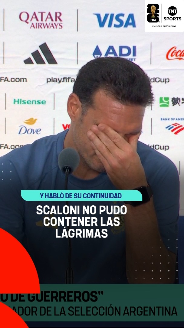 "ESTE LUGAR ES MARAVILLOSO" 🥲 🇦🇷 Lionel Scaloni respondió sobre el lugar que ocupa en la Selección Argentina y no pudo contener las lágrimas. Sos gigante, Lionel. #TNTSportsMundial