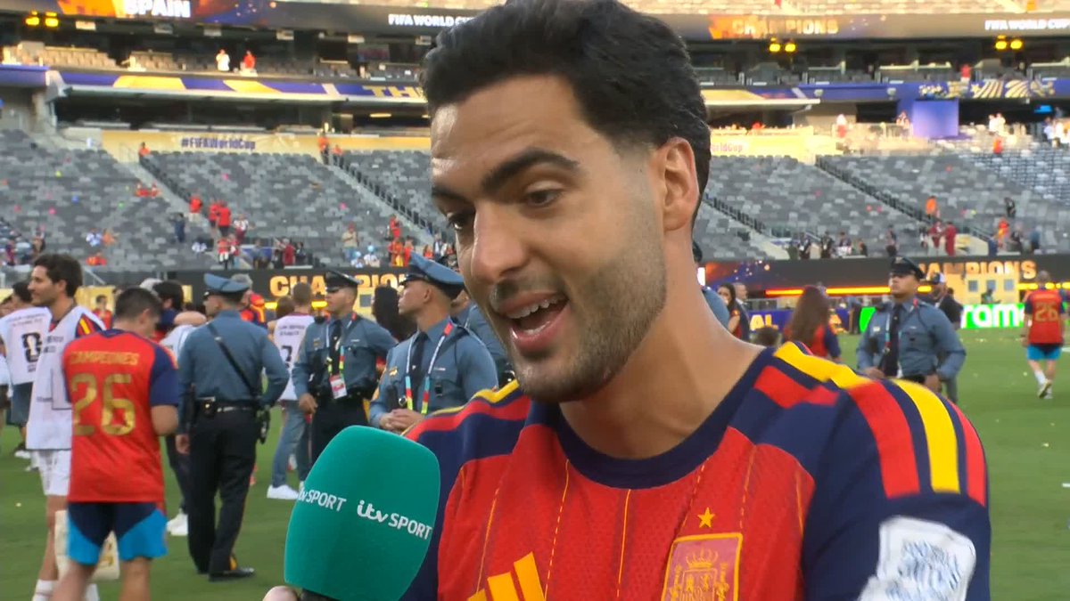 "The connection and the family we are in the dressing room" ❤️💛 Mikel Merino reflects on a new generation for Spain after they lifted the World Cup for a second time in their history 🎙️ Gabriel Clarke