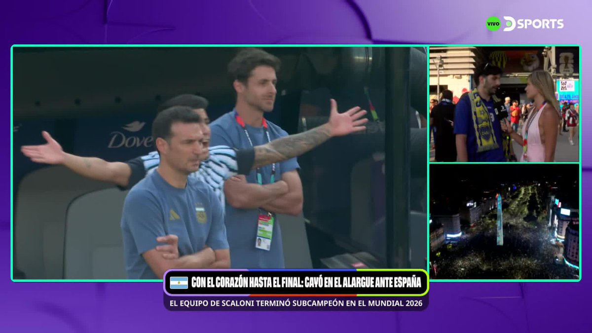 EL DOLOR DEL HINCHA ARGENTINO Los fanáticos de la Albiceleste comienzan a brindar sus sensaciones tras la final. Bárbara Fritzler #MundialEnDSPORTS #FIFAWorldCup