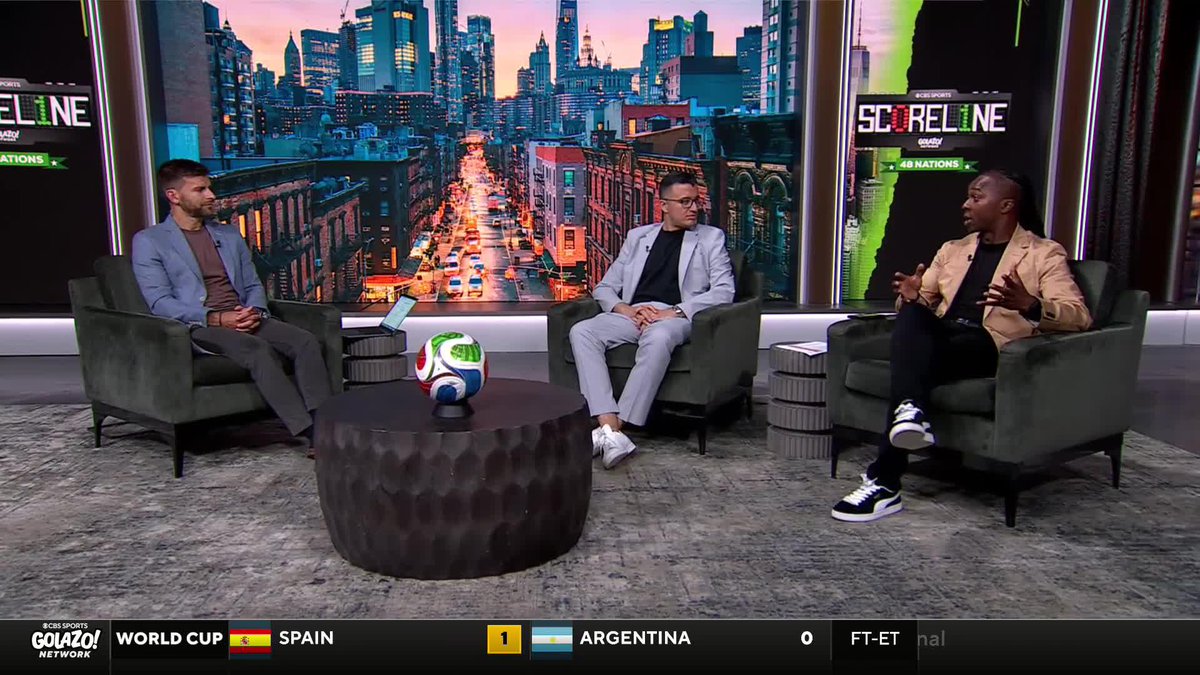 "That's an homage to what Spanish football is about." Michael Lahoud says Spain plays with clear footballing identity 🇪🇸