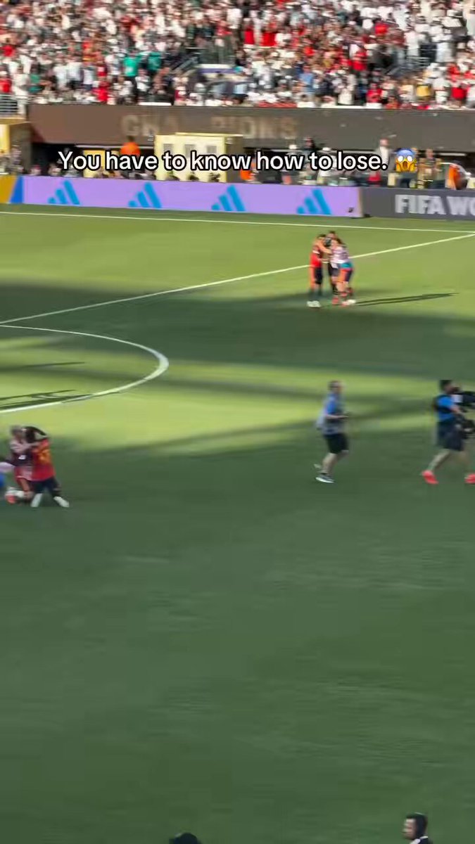 This is what happens when FIFA promises Argentina the World Cup but football won, just look at what the Argentina players were doing after they got beat by Spain. Sore losers, they can cry more now🤣