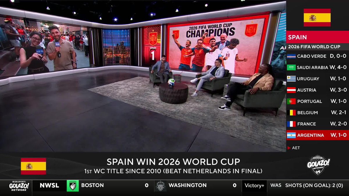 "He has taken big decisions, massive calls, that have paid off." Phil Kitromilides celebrates Luis de la Fuente after guiding Spain to their second World Cup title 👏