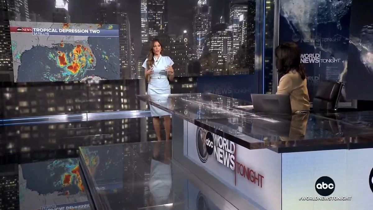 Tropical Depression Two could impact parts of the Gulf Coast this week as millions from the Midwest to the East Coast brace for a new round of severe storms. Leslie Lopez times it out.