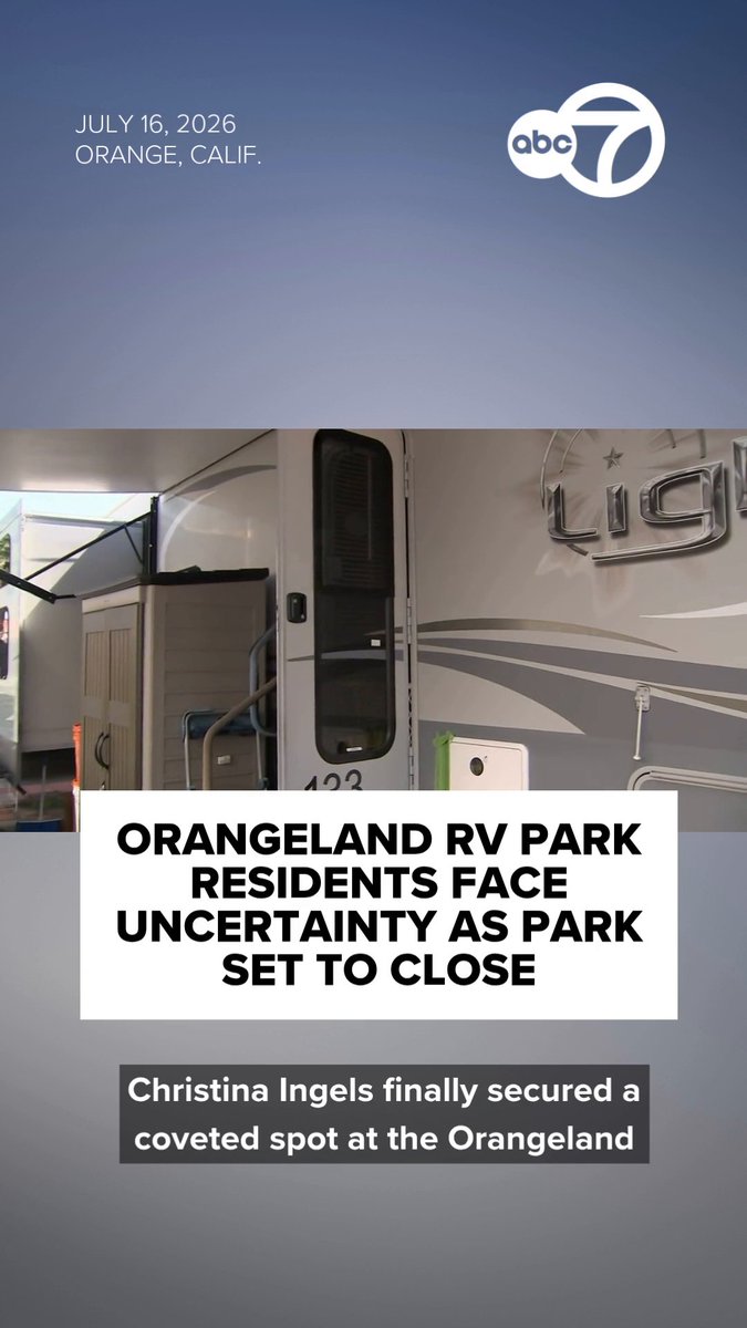 Residents of the Orangeland RV Park in Orange say they are facing an uncertain future after learning the longtime RV community is being sold and is expected to close. Bianca Buono Read more: