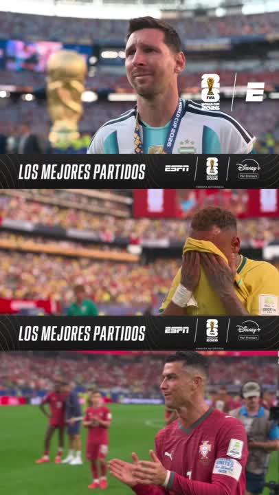 ¡Que felices fuimos de haber visto su fútbol! Los Mundiales ya no serán lo mismo 💔🥹 ⚽ #ESPNMundial 📺 Mirá los mejores partidos de la #FIFAWorldCup por ESPN, en el Plan Premium de #DisneyPlus