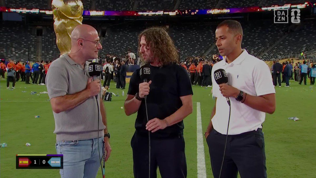 🗣️ Puyol: "Doy la enhorabuena a todo el equipo, han hecho un Mundial impresionante" #DAZNMundial