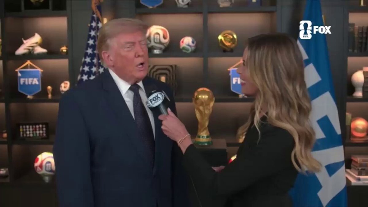 President Trump: "We're not a soccer country, and it turns out we are a soccer country!...I don't think there's ever been anything like what's happened with the whole World Cup; it's been beautiful, it's a beautiful thing to watch."
