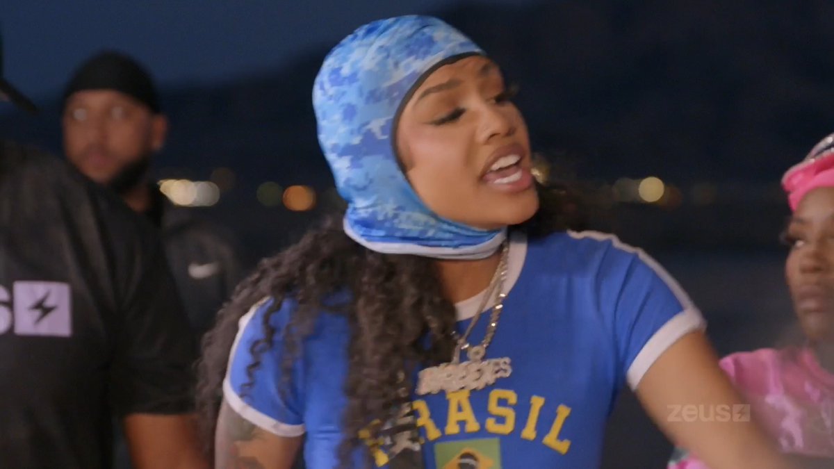 Spitting on her forehead?! 😳 BaddiesUSAChapterTWO is getting NASTY! Will #Fania get her lick back? 👀🔥 Watch it all go down on @the_zeusnetwork! #ad
