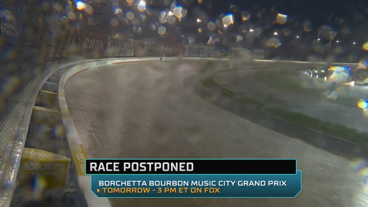 OFFICIAL: See you tomorrow for INDYCAR racing on a Monday! Nashville coverage begins at 3p ET on FOX and streaming on FOX One»