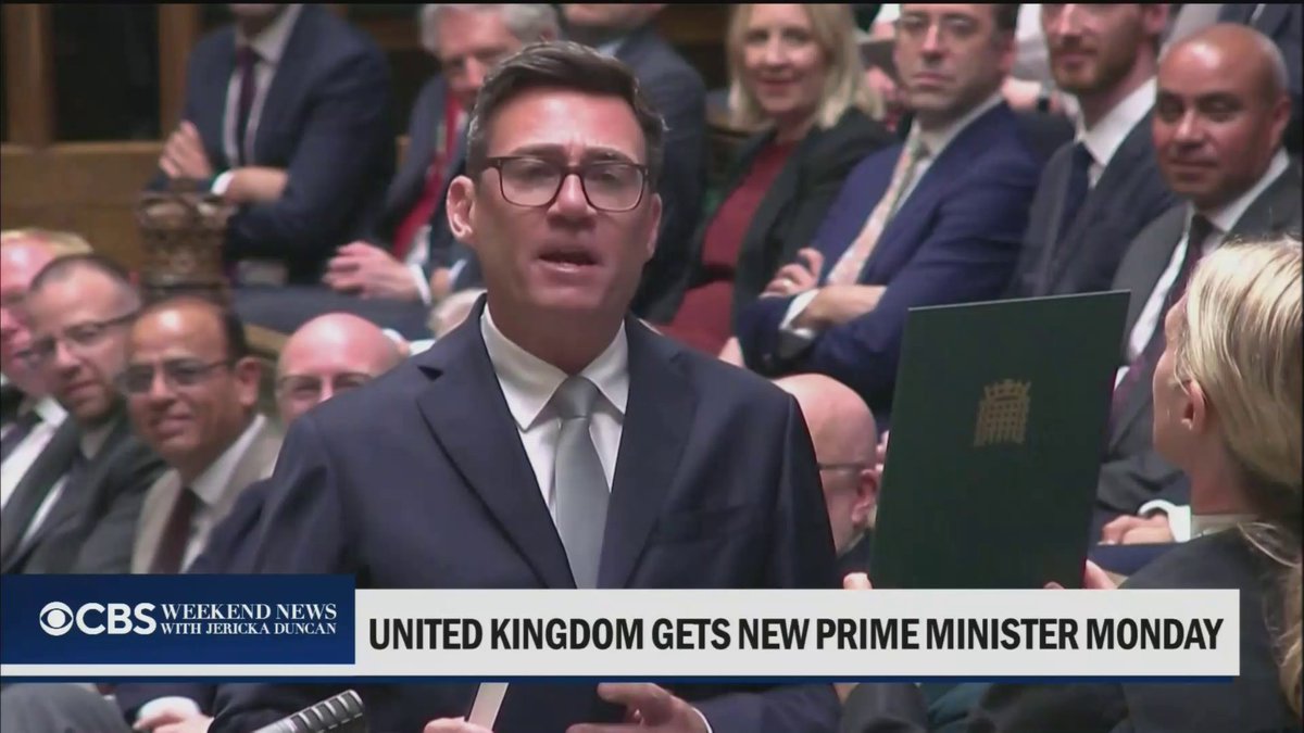 Britain gets a new prime minister Monday and it’s likely to be Andy Burnham, a self-declared socialist. CBS News’ Leigh has more.
