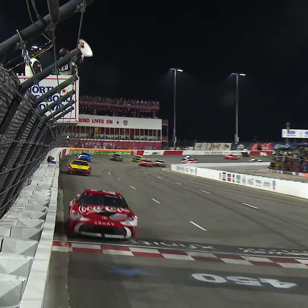 Joey Logano gets his first win of the season at North Wilkesboro!