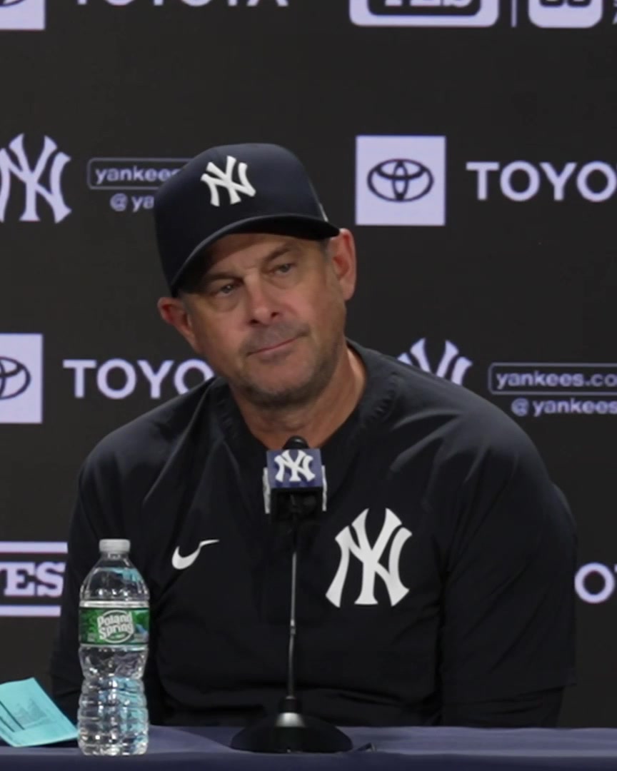 "Overall, I thought we swung it pretty well tonight and created some opportunities for ourselves, which is good. But then, we've got to cash in, though." Aaron Boone talks about the Yankees' issues with bringing runners in from scoring position: