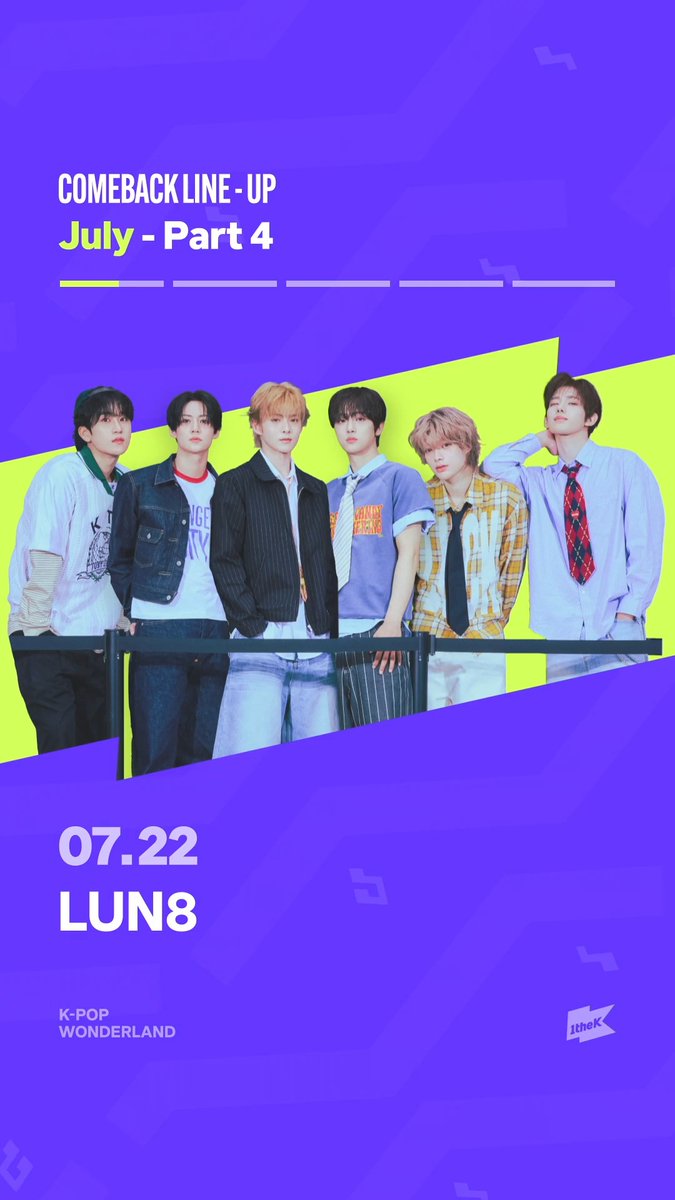 [COMEBACK LINE-UP] ✨7월 컴백 라인업✨| July – Part 4