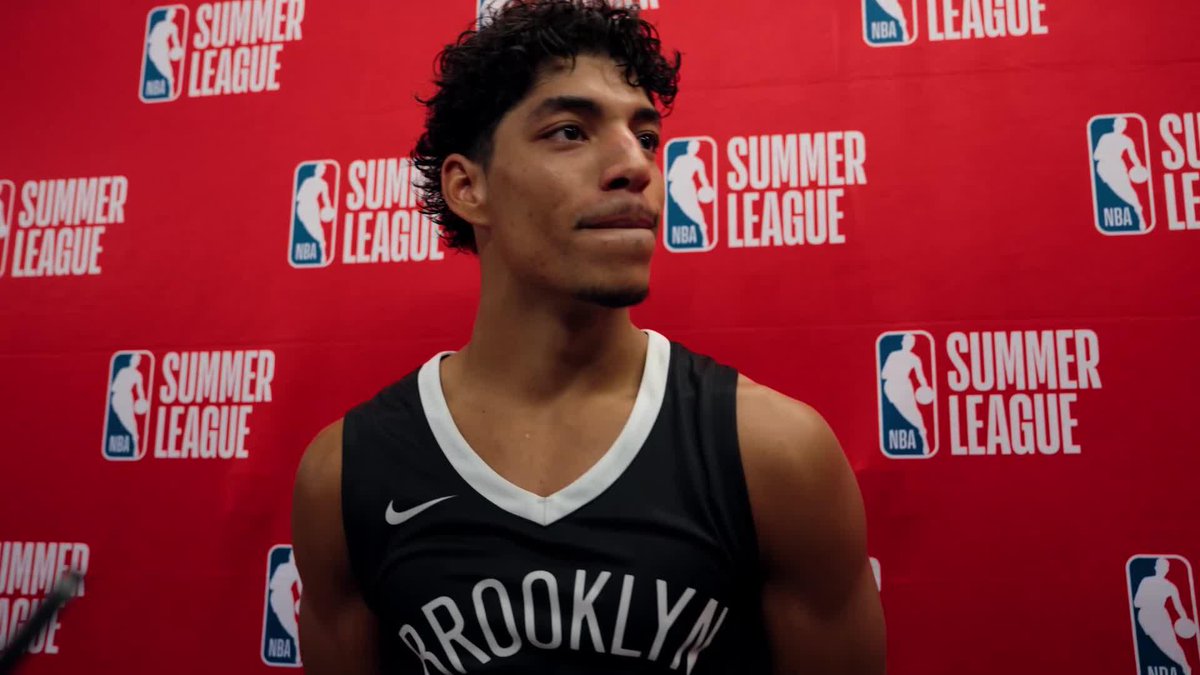 After posting a triple-double in the Nets' Summer League finale, Dion Brown, who's with Brooklyn on an Exhibit-10 deal, talks about his performance vs OKC &amp; his growth. #NETSonYES