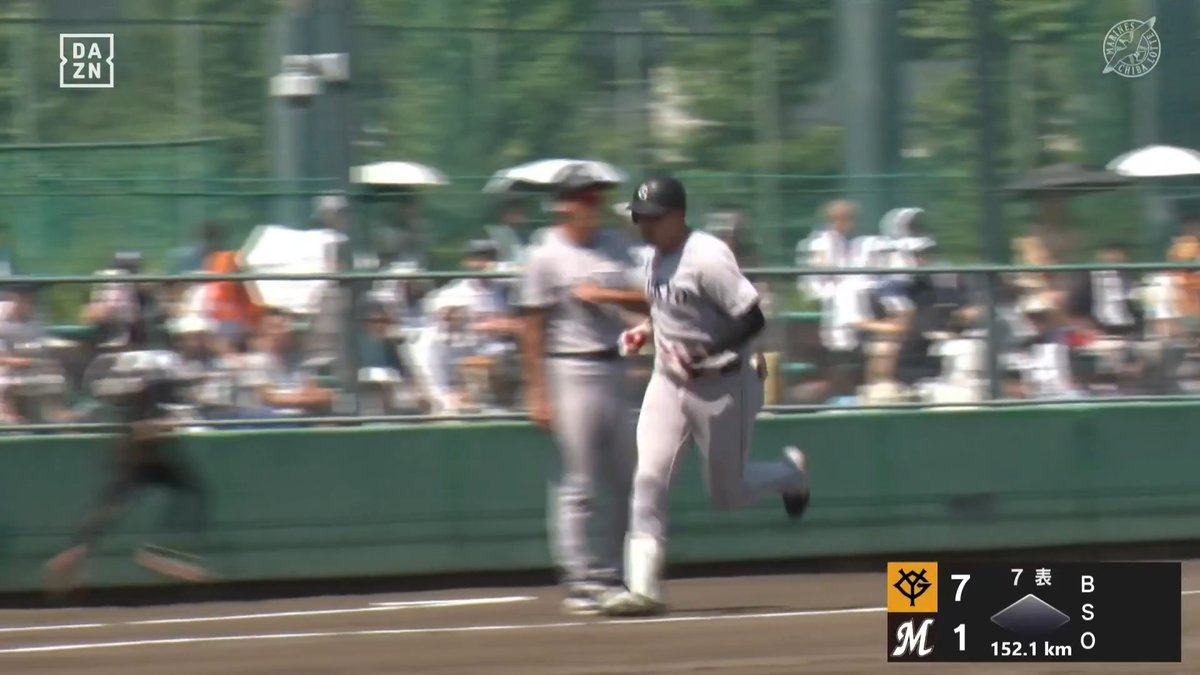 逆方向のポール際 昇格を目指して打撃でアピール 荒巻悠 ファーム第3号ホームラン ⚾️ロッテ×巨人（ファーム） #ジャイアンツ #だったらDAZN #イージースポーツ