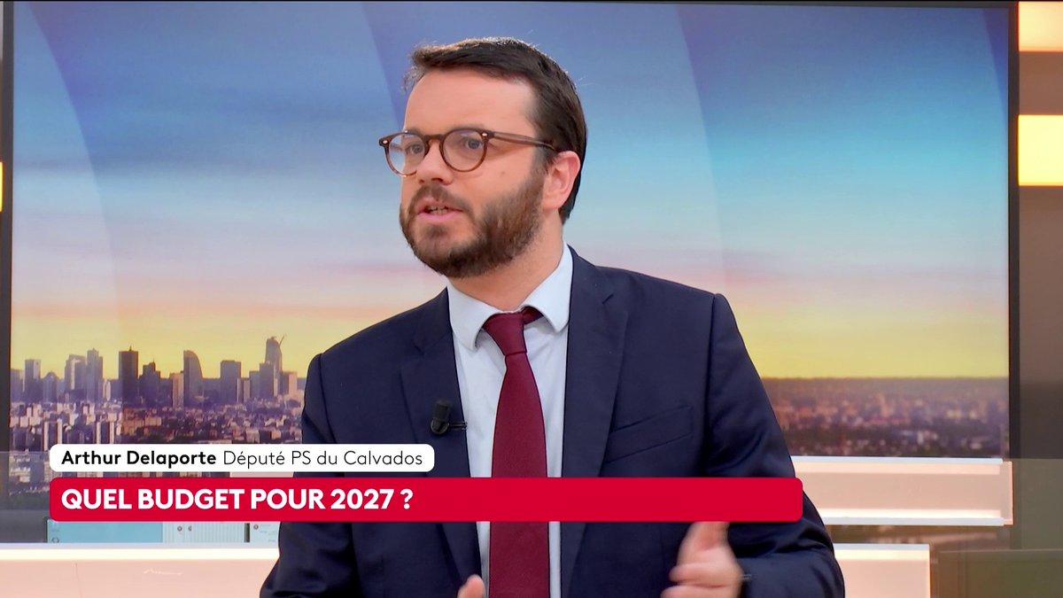 🔴 🗣 "On a un gouvernement qui fait un budget qui n'est pas à la hauteur des enjeux du moment et du siècle", assure le député PS Arthur Delaporte, alors que les premières discussions sur le budget ont débuté. #canal16