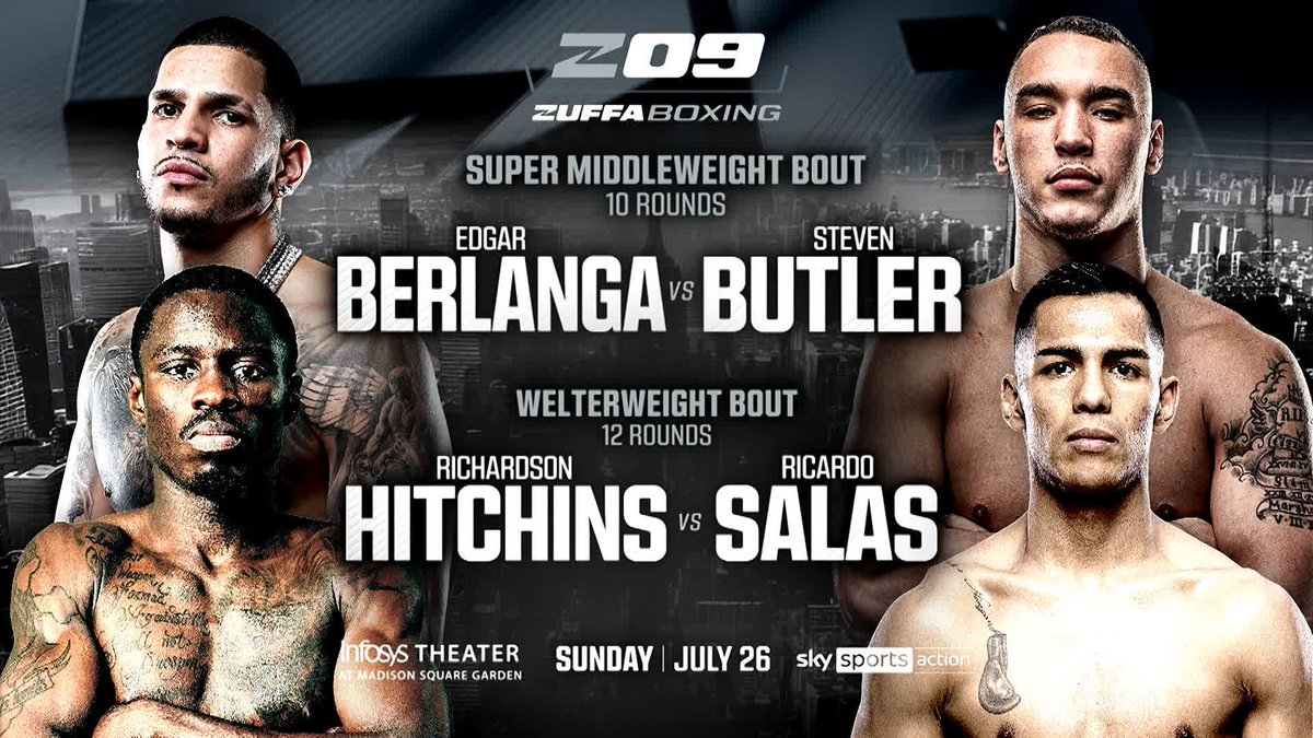 Some BIG boxing coming from New York this weekend #ZuffaBoxing09 ๐ฅ๐ฅ