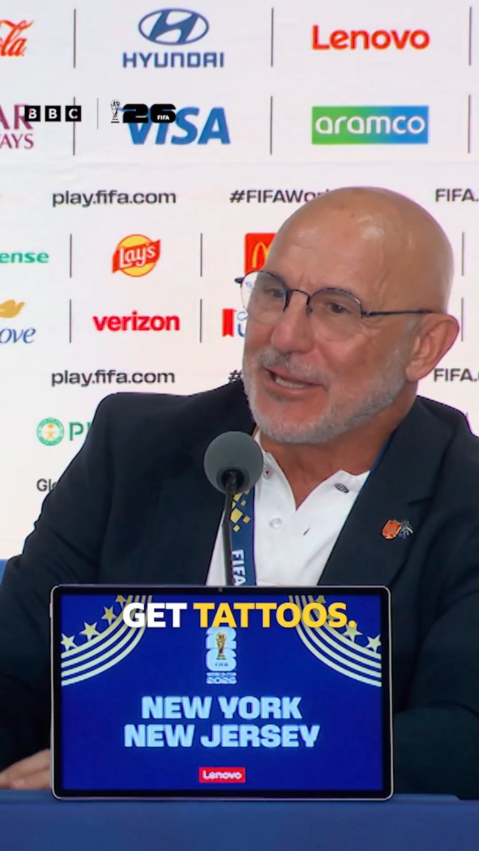 Spain's players promised their manager Luis de la Fuente that they would get his face tattooed somewhere on their bodies if they were to win the World Cup! 😆 But whereabouts will Marc Cucurella choose is the question? 🤔