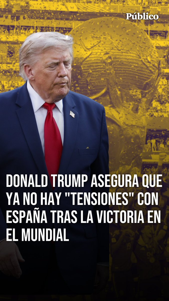 🎥 Donald Trump asegura que ya no hay "tensiones" con España tras la victoria en el mundial #mundialdefútbol2026 #FinalMundial2026