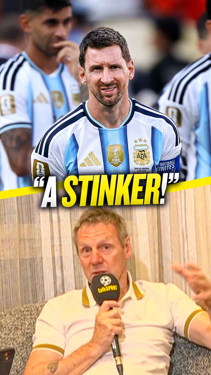 😬 "He really had a stinker!" 🤦‍♂️ "If you didn't know his name, you'd have thought 'how's this fella stayed on the pitch?'" Stuart Pearce stunned by how bad Messi was in the World Cup final! 🤯 🎧 Listen to the latest World Cup Daily podcast on your usual podcast provider!