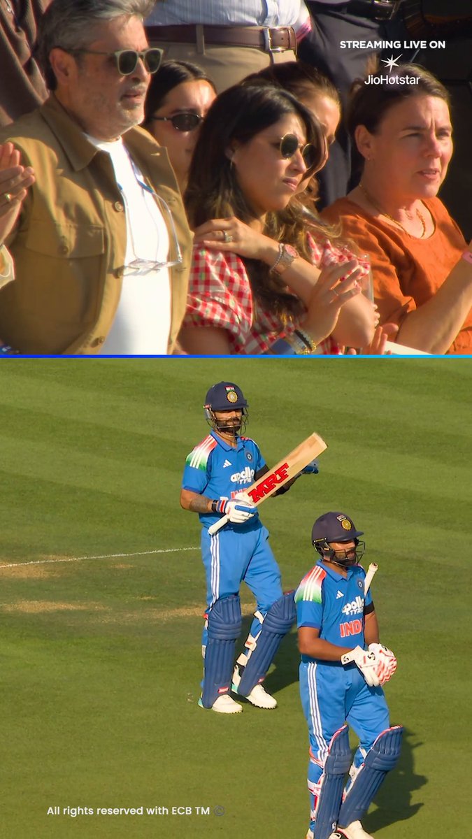 EMOTIONS FROM FAMILY & CROWD FOR ROHIT SHARMA AT LORD'S ๐ซกโค๏ธ