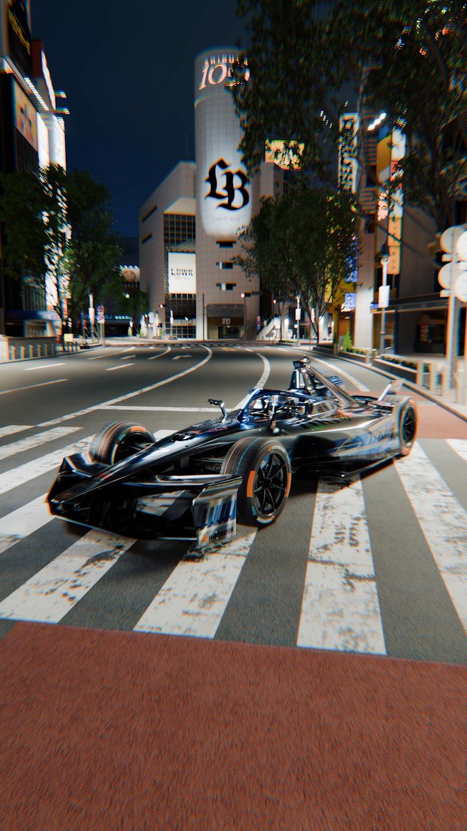 Night race livery unlocked 🤩 We just HAD to have a LIBERTY WALK【official】 Special Edition Livery for the #TokyoEPrix. #libertywalk -------------------- ナイトレースのカラーリング🤩 #TokyoEPrixには LIBERTY WALK【official】 スペシャル•エディションでなければならなかった。